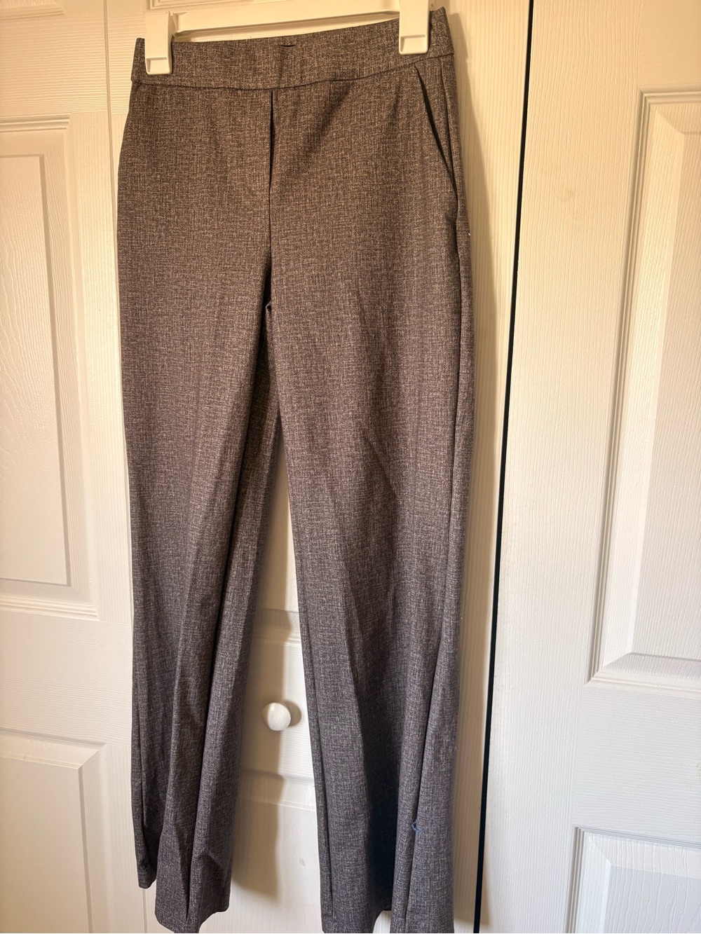 Classic Women's Straight-Leg Gray Dress Pants
